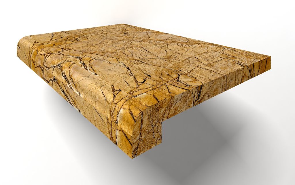 Мрамор Stairs Giallo Castle Solid Mb006 MB006-GIAL 30x100