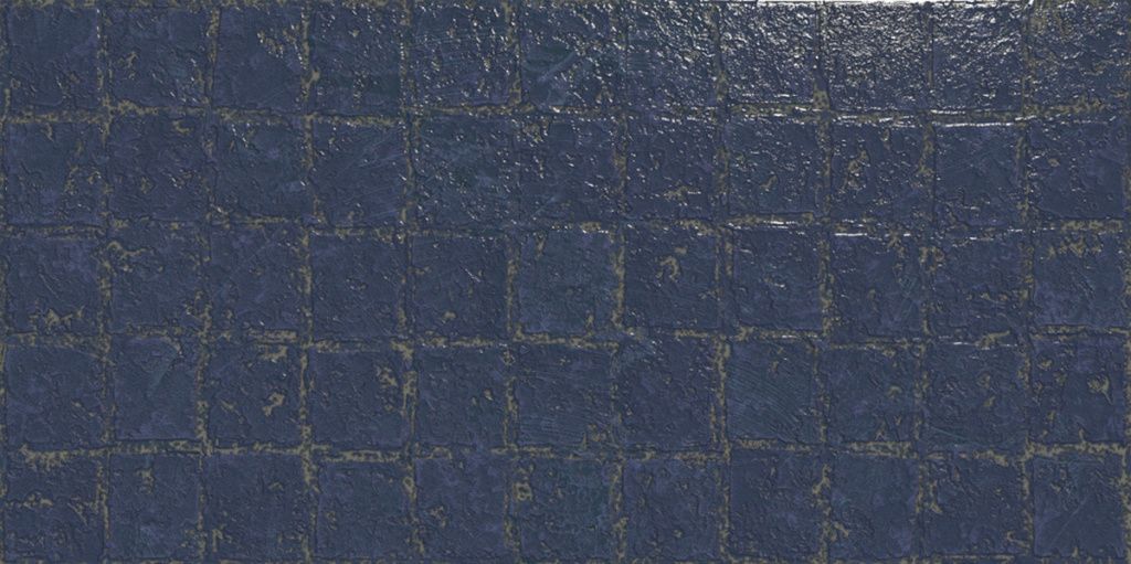 Керамогранит Абстра Блю Блокс Шайни 49.75x99.55