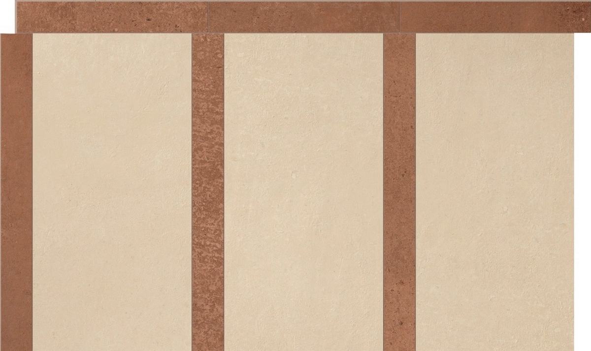 Керамогранит Sensi Terre By Thun Sensi Terre Cotone+Mattone Nat Tappeto 32x55