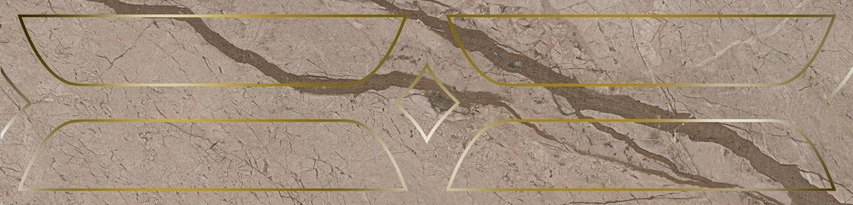  плитка Ифран Бежевый Светлый Глянцевый 14.5x60