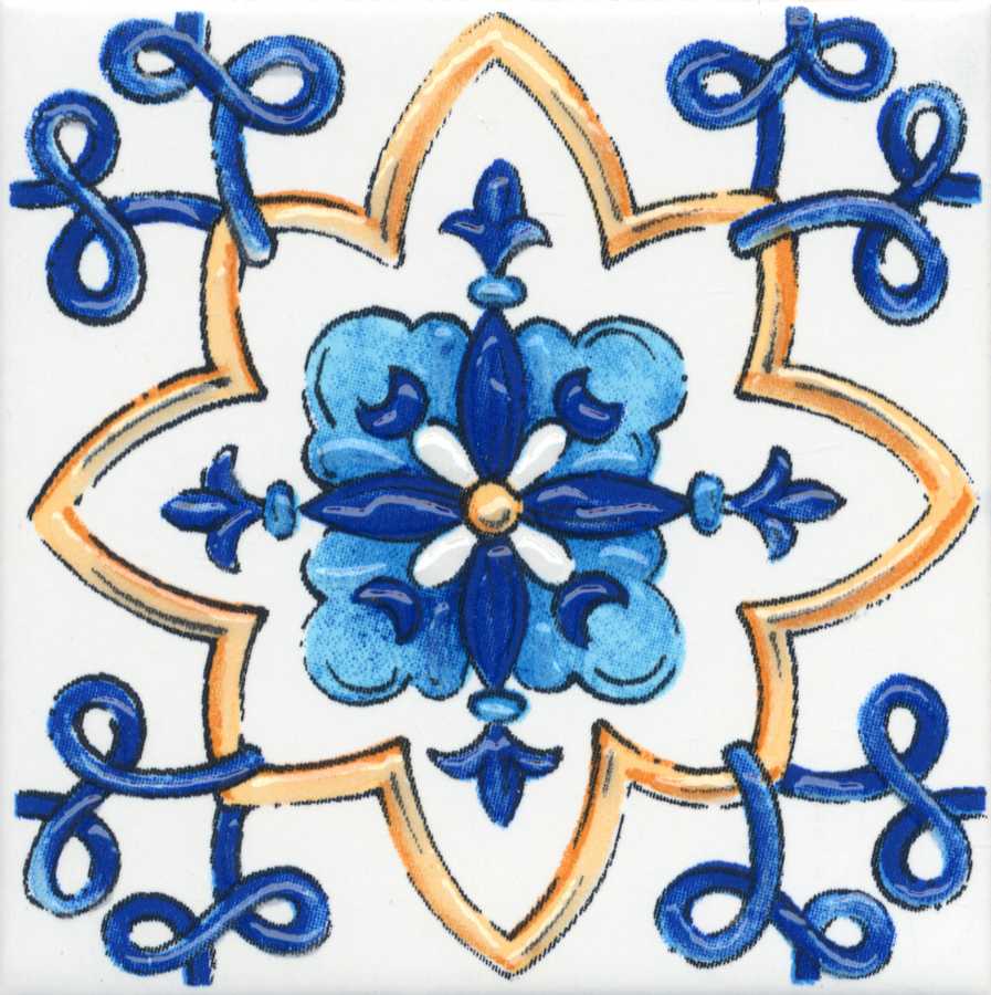 Керамическая плитка Капри Майолика 9.8x9.8