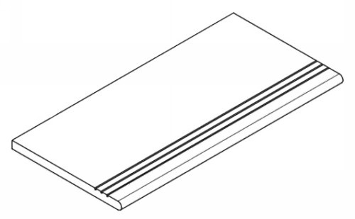Керамогранит X2 Оробико Ступень Закруг.Грип 