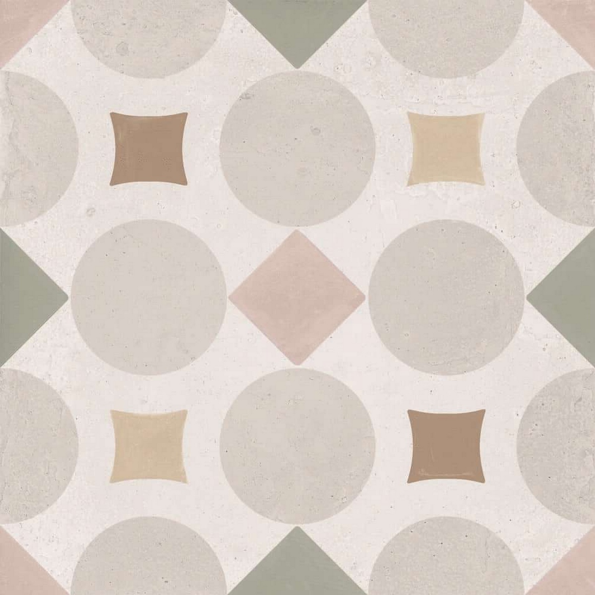 Керамогранит Patterns  Pink Geometric 22.3x22.3