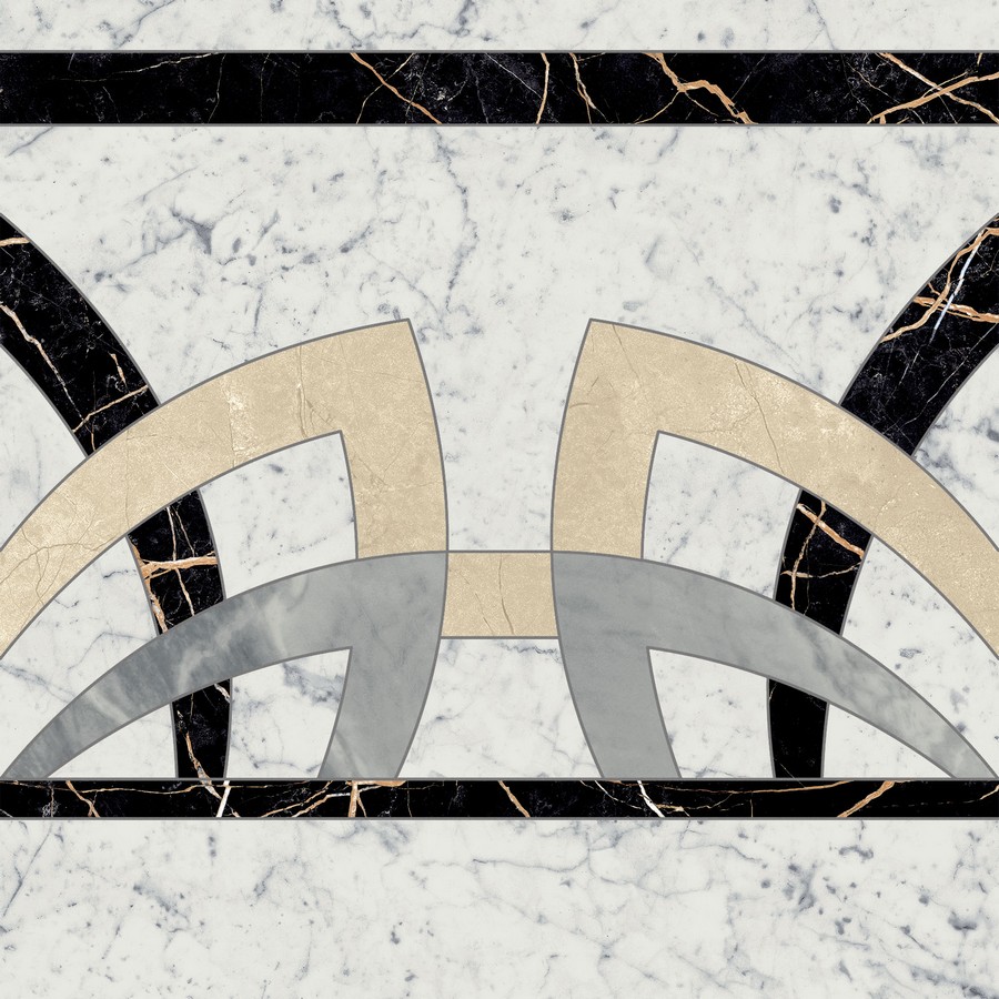 Керамогранит Шарм Экстра Каррара Розон Фашиа 60x60