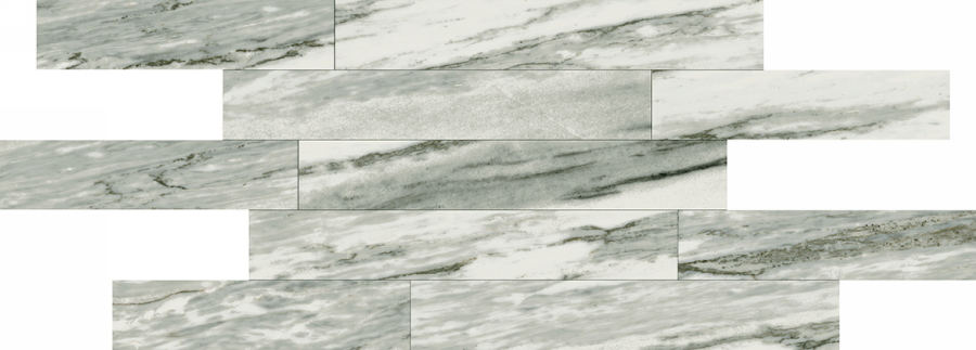 Керамогранит Скайфолл Бьянко Брик 3D 28x78