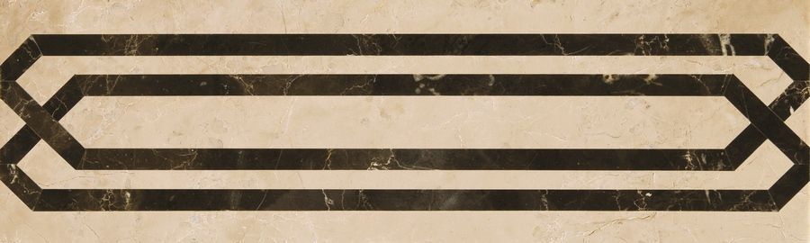 Мрамор Waterjet 28 Бордюр PJD-SDPH028 12x40