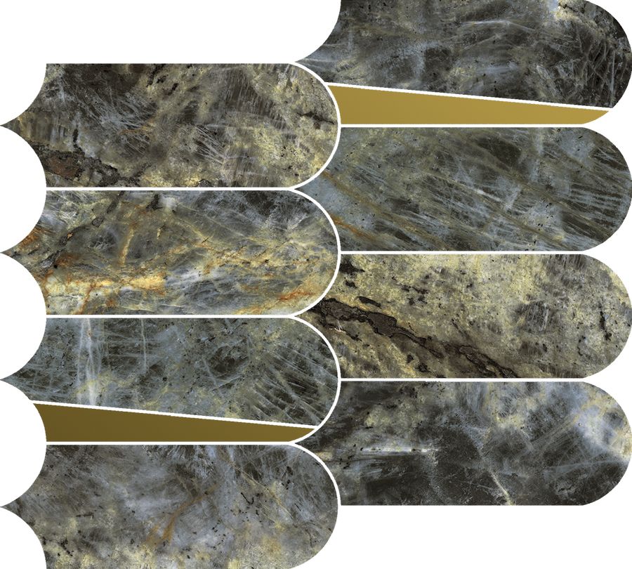 Керамогранит Стеллариус Мадаг.Дарк Мозаика Элегант 32.5x36.1