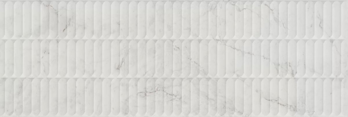  плитка Тубкаль Белый Глянцевый Структура 30x89.5