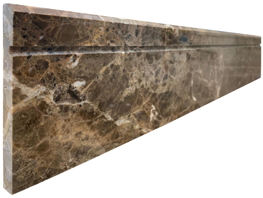 Мрамор Moldings 37 Skirting Emperador Dark PJG-DJX037-EMPD 15x80