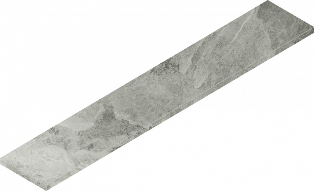 Керамогранит Шарм Экстра Силвер Ступ.Угл.Лев 33x160