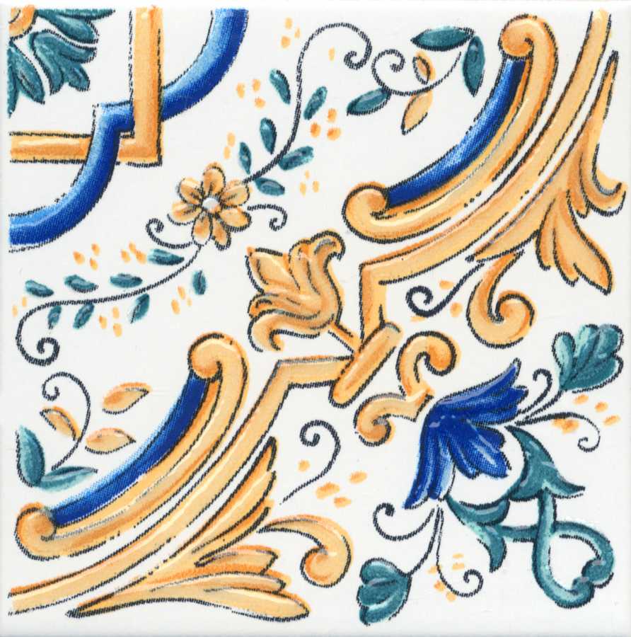  плитка Капри Майолика 9.8x9.8