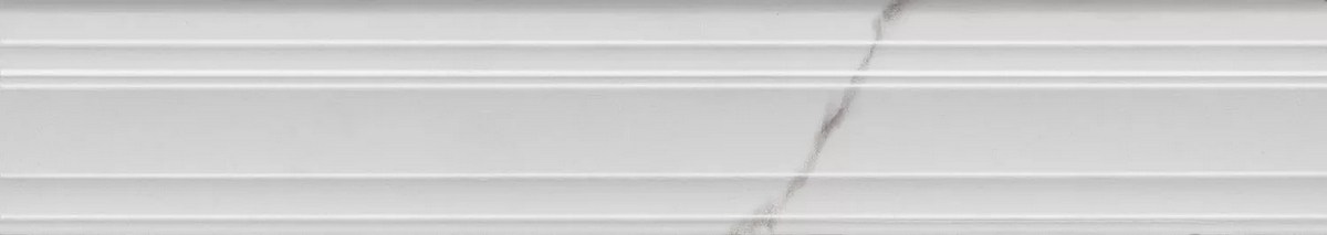  плитка Монте Тиберио Багет Белый Глянцевый 7.3x40