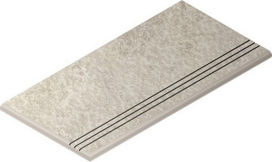 Керамогранит X2 Айс Ступень Закруг.Грип Лев 30x60