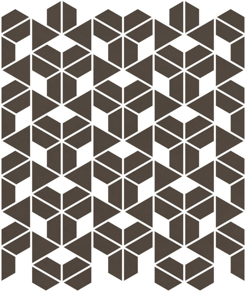 Керамогранит Cava Кава Коричневый Мозаик. A. 22.8x27.8
