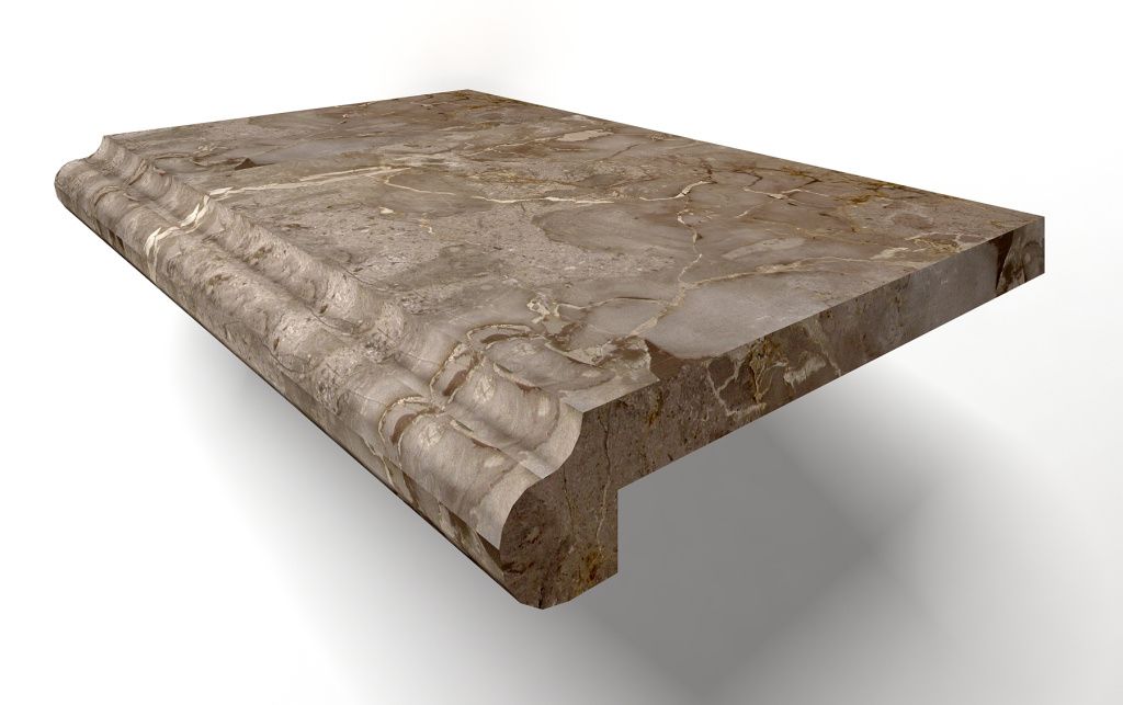 Мрамор Stairs Desert Grey Solid Mb005 MB005-GREY 30x100