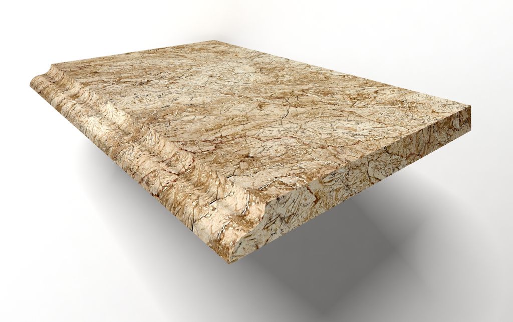 Мрамор Stairs Desert Gold Solid Mb007 30x100