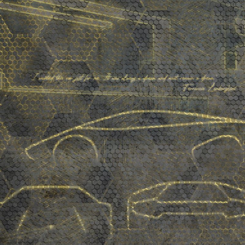 Виниловые обои Lamborghini 2 3x3.3