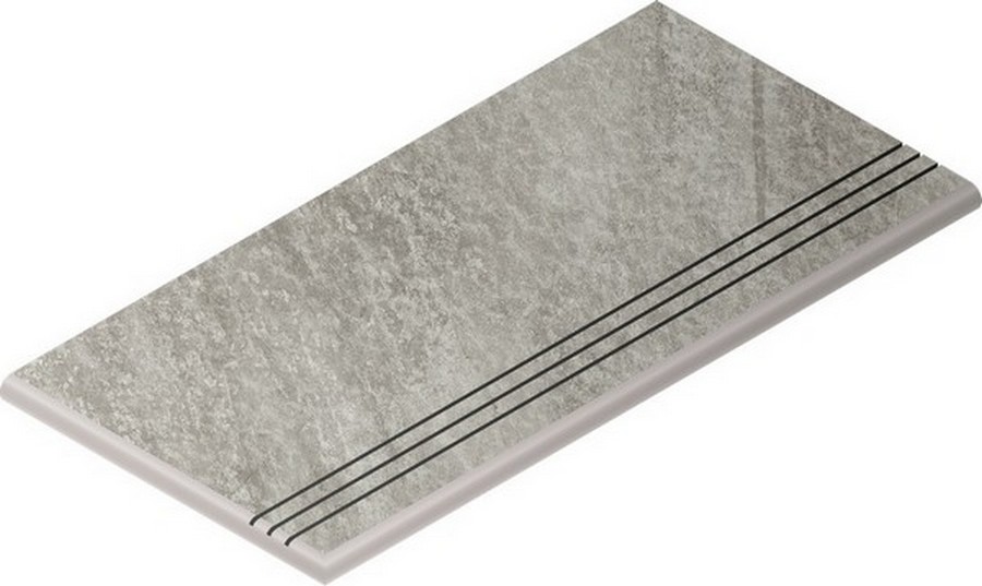 Керамогранит X2 Рок Ступень Закруг.Грип Лев 30x60