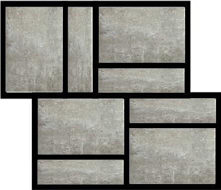 Керамогранит Matieres Rex Nuage Mod.Muretto 3d 30x30