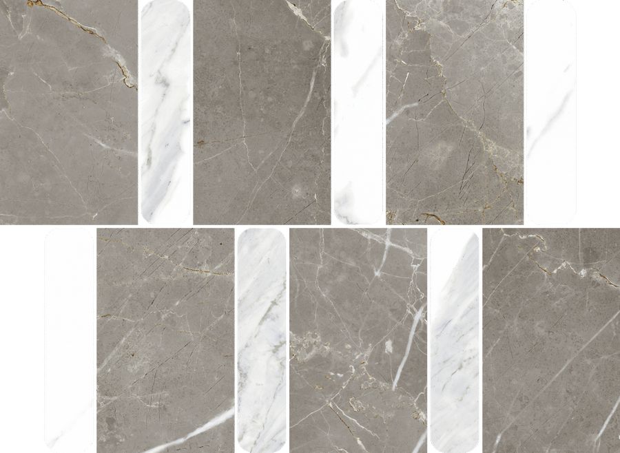  Стеллариус Грэй Мозаика Арган 26.9x36.8