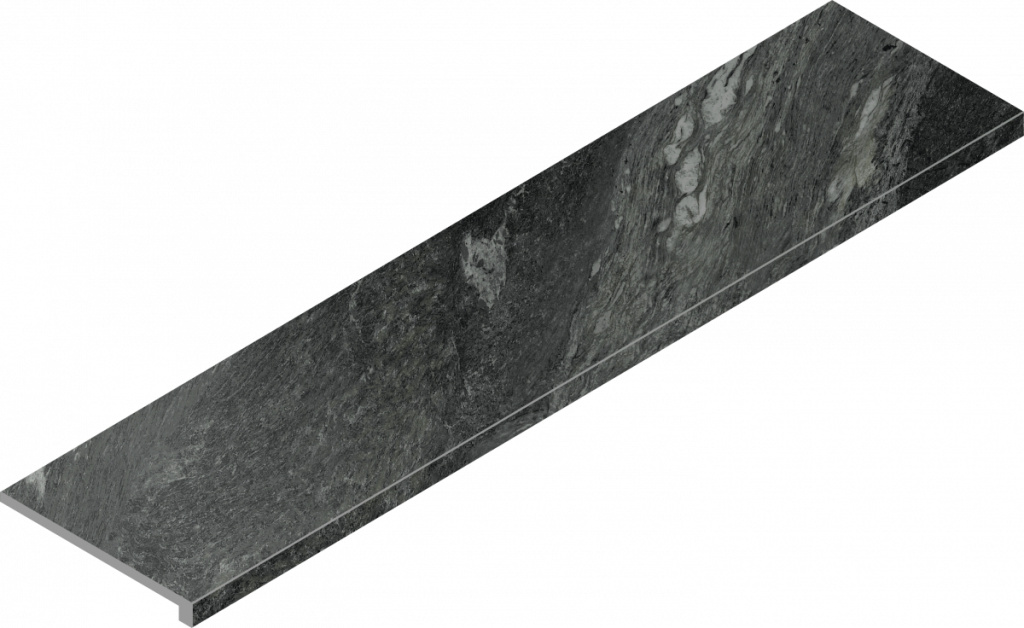 Керамогранит Скайфолл Неро Смеральдо Ступ.Угл.Лев 33x120