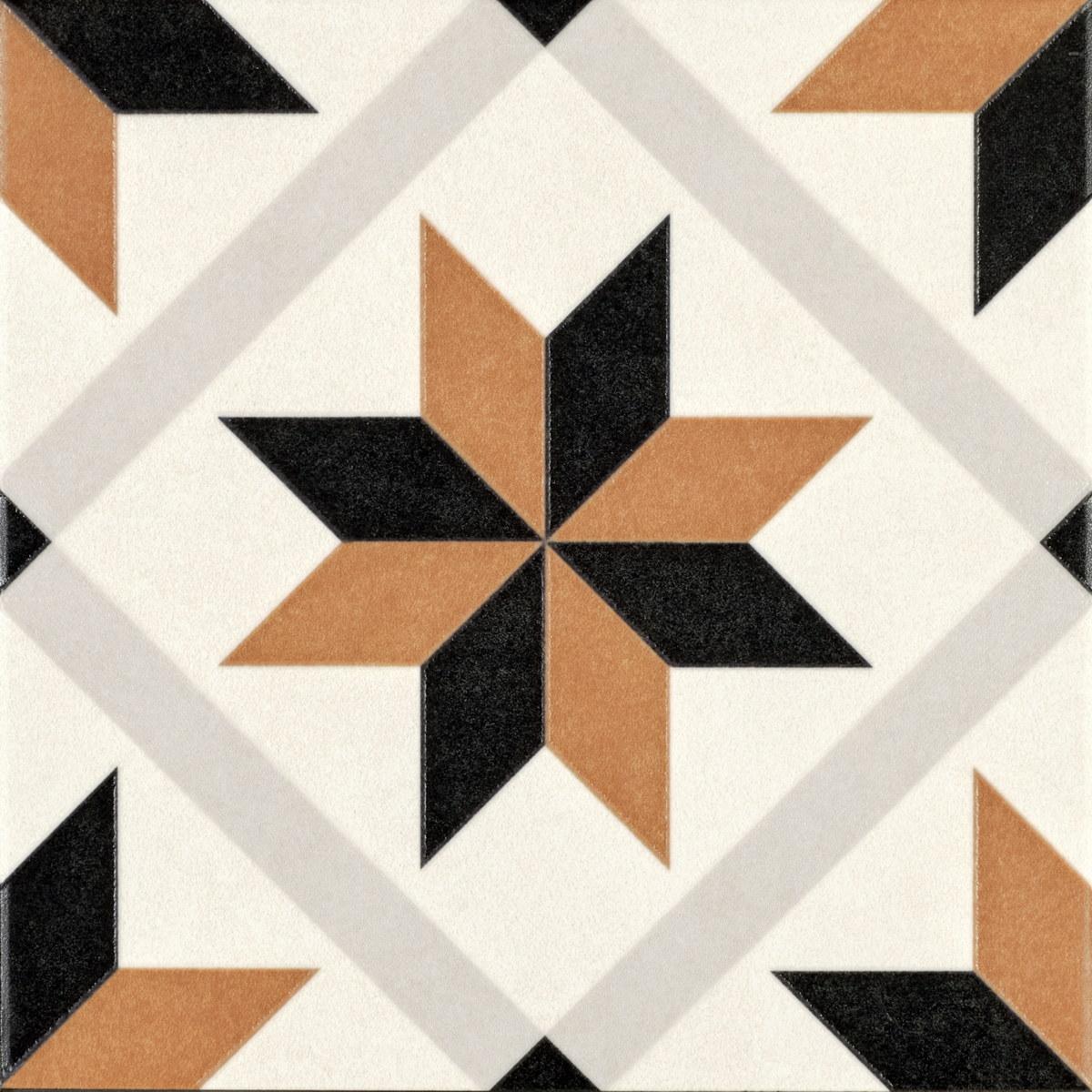 Керамогранит Левелс Оранж Декор 1036 20x20