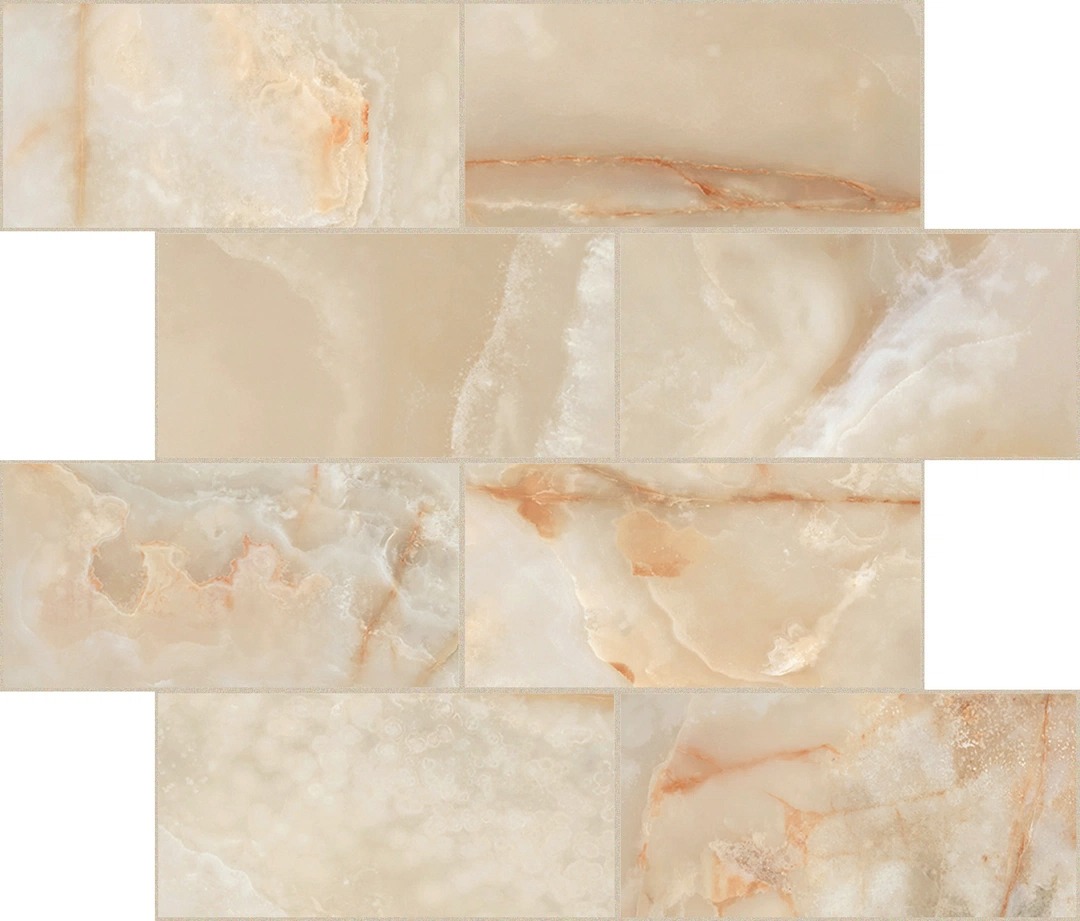Керамогранит Onyx and More Golden Onyx Glossy 6mm Muretto 30x30