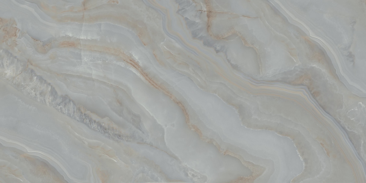 Керамогранит Даймонд Ониче Гриджио Лучидато Старлит  12+ мм 162x324