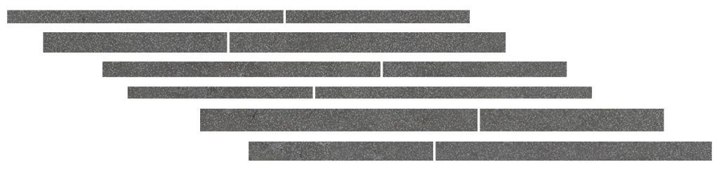 Керамогранит Allure Аллюр Мурето 3Д Мозаик Антрацит Противоскользящий 15x60