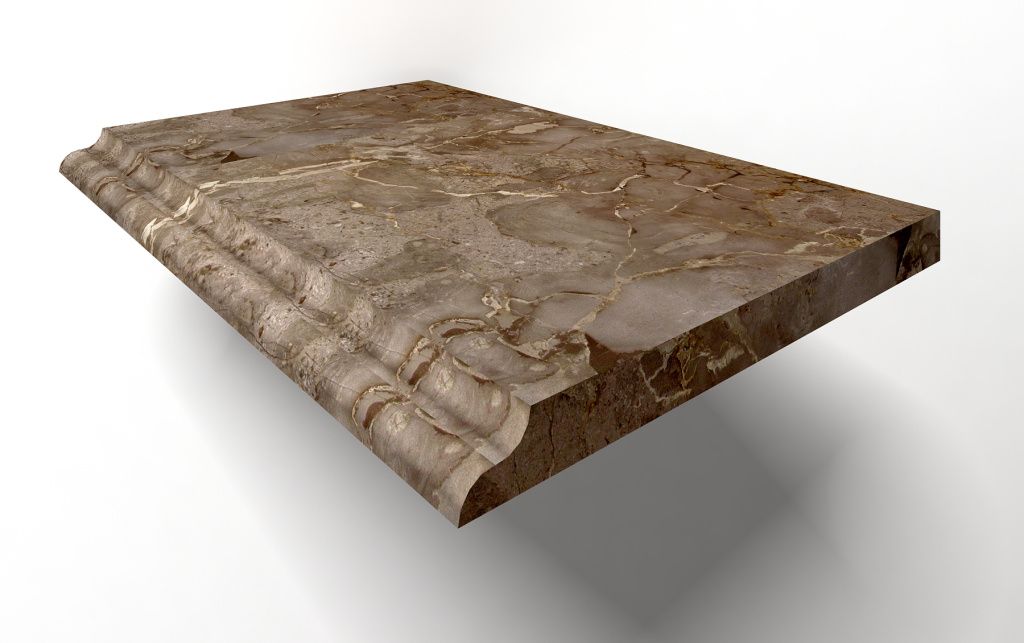 Мрамор Stairs Desert Grey Solid Mb007 MB007-GREY 30x100