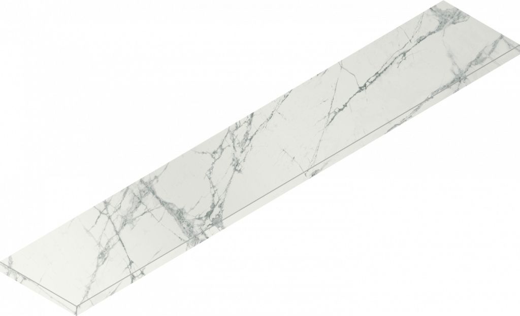 Керамогранит Шарм Делюкс Инвизибл Ступ.Угл.Лев 33x160