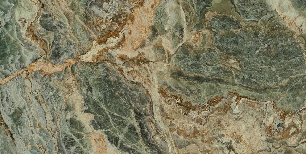  Риальто Нобиле Панно 2 Зелёный 119.5x238.5