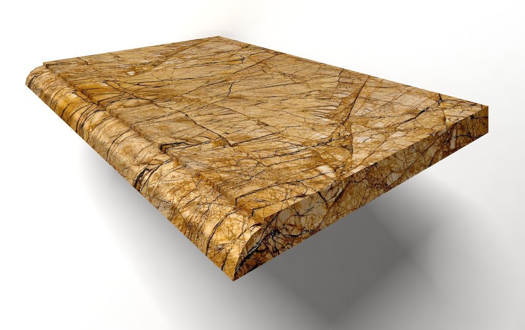 Мрамор Stairs Giallo Castle Solid Mb009 MB009-GIAL 30x100