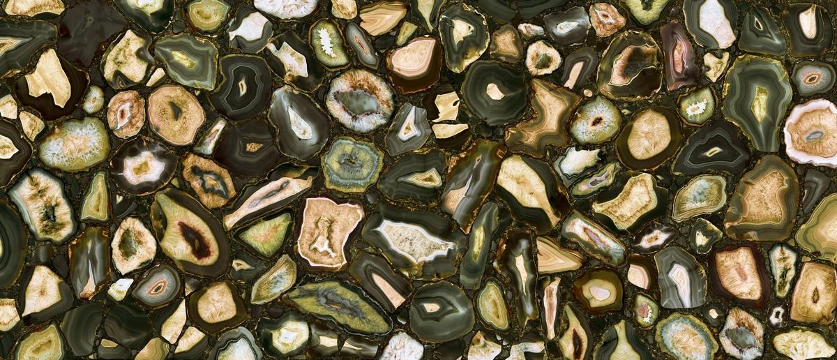 Керамогранит Mystic Luxe Juniper Gold Satin 6 Mm 120x280