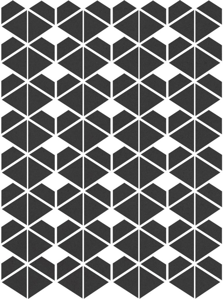 Керамогранит Cava Кава Блэк Мозаик. D. 22.8x27.1