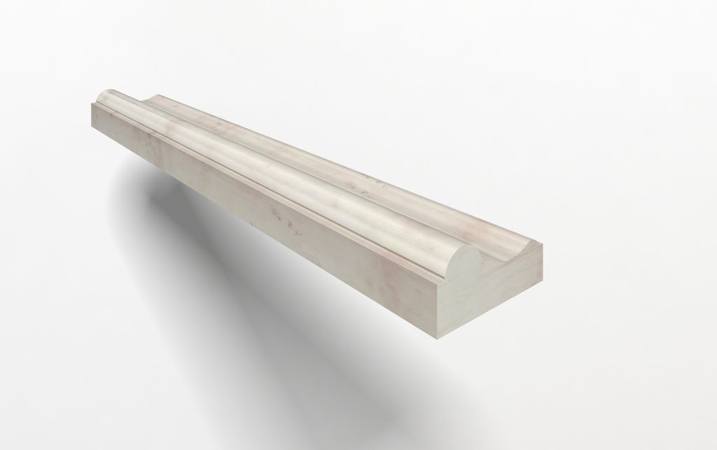 Мрамор Moldings 36 Молдинг Diana White 5x120