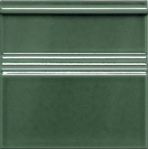 Modernista Rodapie Clasico C/C Verde Oscuro  Керамическая плитка 15x15