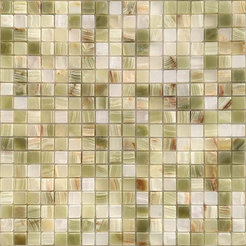 Pietrine Onice Jade Verde Pol 1.5х1.5  Керамическая плитка 30.5x30.5