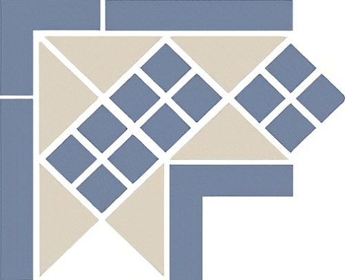 Octagon Corner Lisbon With 1 Strip (Tr16 Dots 11 Strips 11)  Керамическая плитка 21.5x21.5