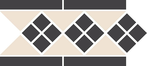 Octagon Border Lisbon-1 With 1 Strip Stand (Tr16 Dots 14 Strips 14)  Керамическая плитка 15x28