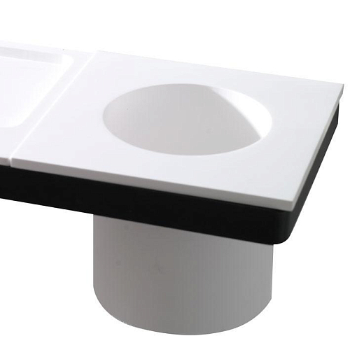  Modul Стакан Krion, Белый 15x15