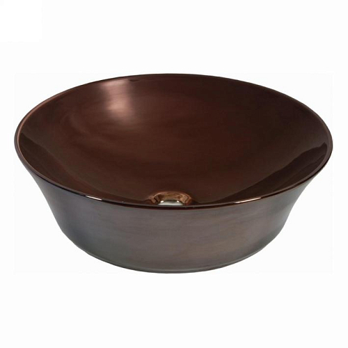  Eleganza Cobre Раковина Керамика, Медный Оттенок 42X42X12.5 Cm. 42x42