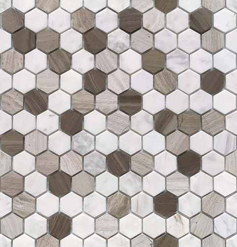 Pietrine Hexagonal Pietra Mix 3 Mat Hex 1.8х3  Керамическая плитка 28.5x30.5