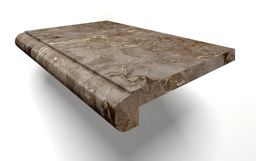 Stairs Desert Grey Solid Mb001 MB001-GREY  Мрамор 30x100