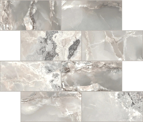Onyx and More Silver Blend Satin 6mm Muretto  Керамогранит 30x30