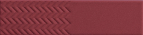 Biscuit Waves Bordeaux  Керамическая плитка 5x20