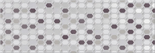 Malwiya Grey Geometria Decor  Керамическая плитка 24.2x70