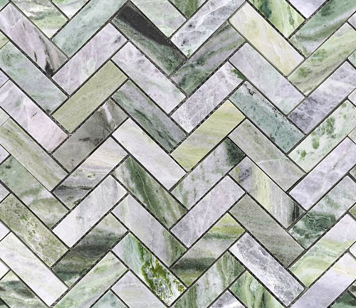 Pietrine Onice Verde Oliva Pol Fish 2.3х7.3  Керамическая плитка 28.2x31.7