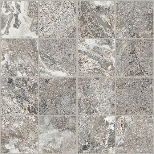 Onyx and More Silver Porphyry Strutturato 6mm Mosaico  Керамогранит 30x30