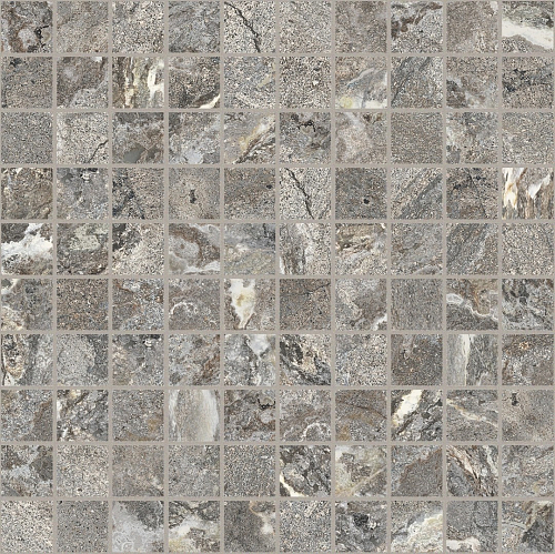 Onyx and More Silver Porphyry Strutturato Mosaico 3x3 Mosaico 3x3  Керамогранит 30x30